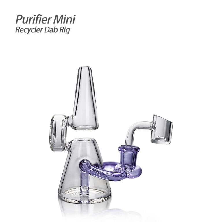 Waxmaid 5.12″ Purifier Mini Recycler Dab Rig