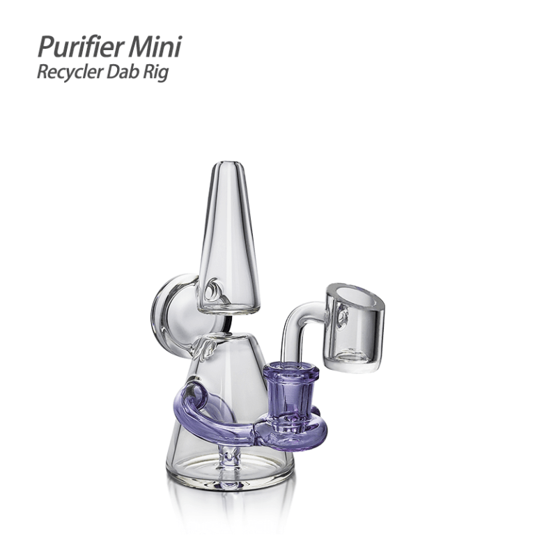 Waxmaid 5.12″ Purifier Mini Recycler Dab Rig