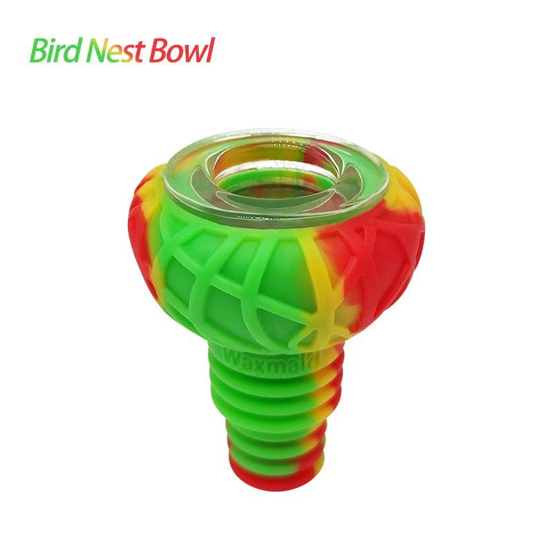 14mm 18mm Bird Nest Silicone Glass Bowl