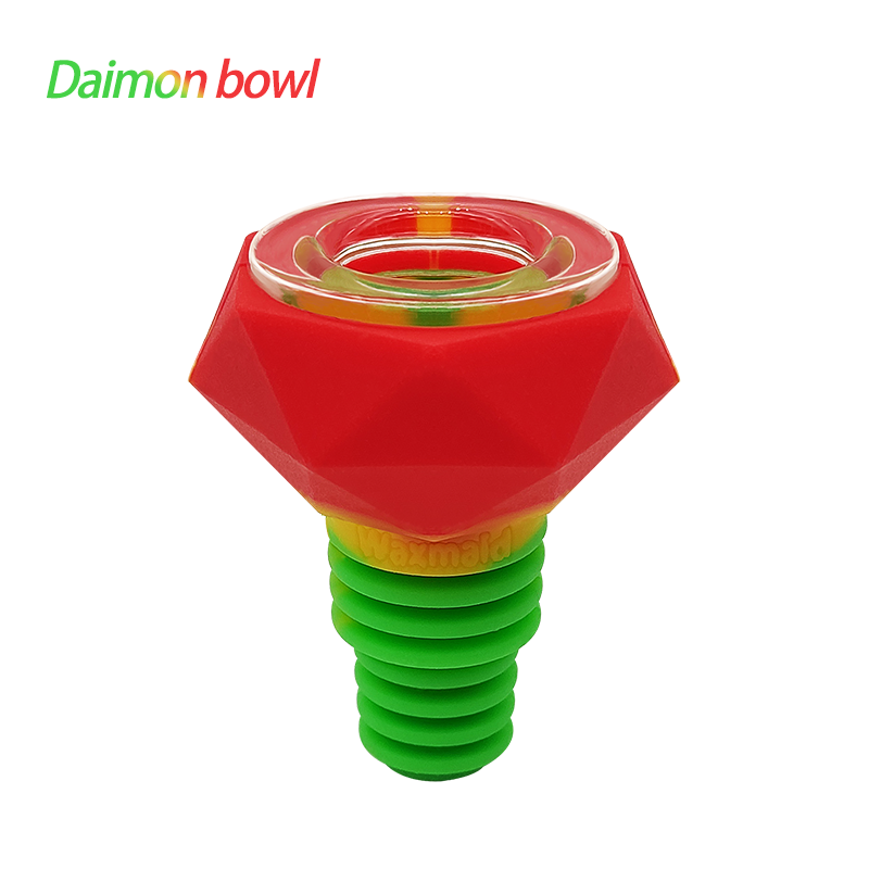 14mm 18mm Diamond Silicone Glass Bowl