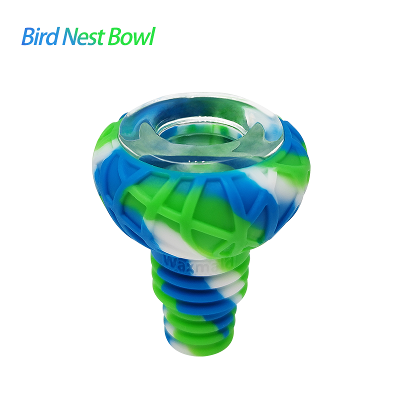 14mm 18mm Bird Nest Silicone Glass Bowl