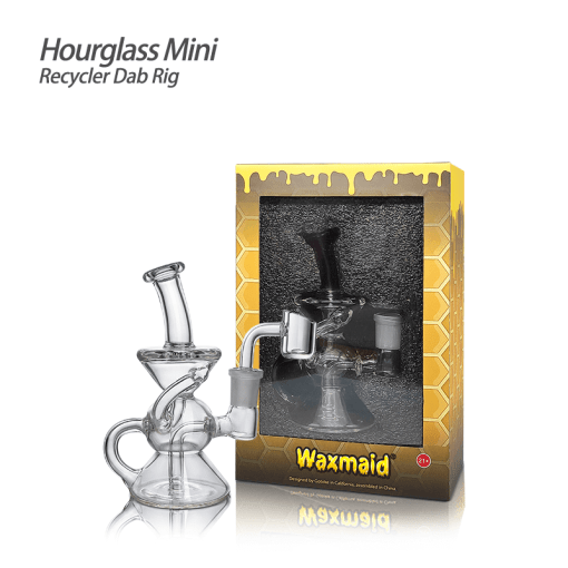 Waxmaid 5.31″ Hourglass Mini Recycler Dab Rig