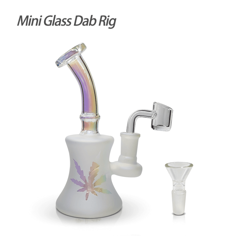 Waxmaid 5.9″ Shower Head Mini Glass Dab Rig Kit