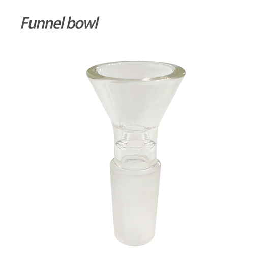 14mm Male Joint Funnel Glass Bowl