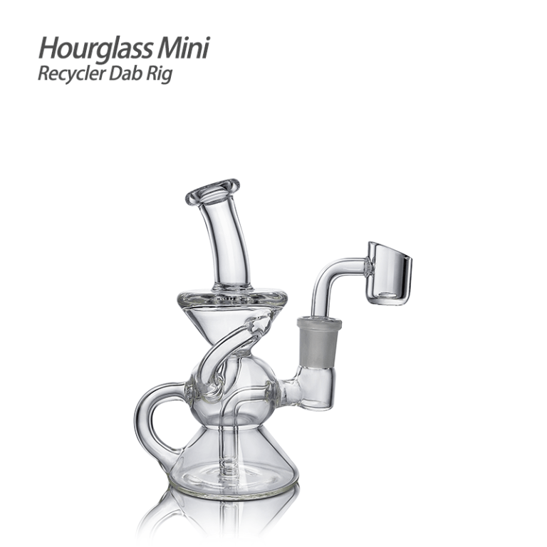 Waxmaid 5.31″ Hourglass Mini Recycler Dab Rig