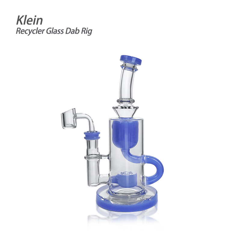 Waxmaid 7.48” Klein Recycler Glass Dab Rig