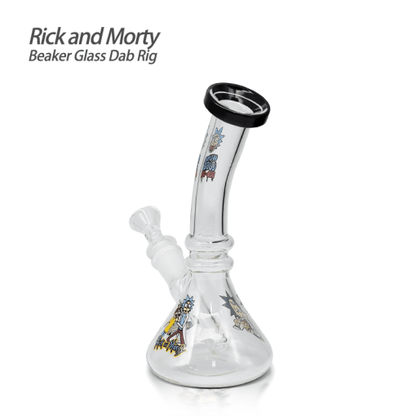 Waxmaid 7.28″ Rick and Morty Beaker Glass Dab Rig