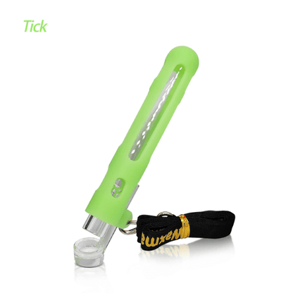 Waxmaid 4.84″ Tick Silicone&Glass One Hitter Pipe