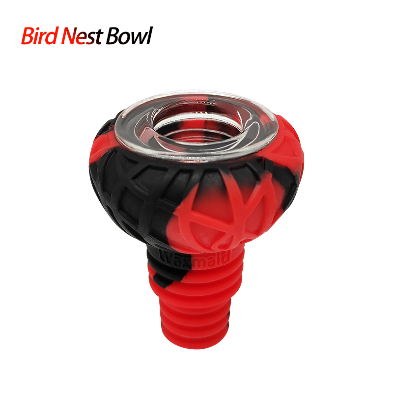 14mm 18mm Bird Nest Silicone Glass Bowl