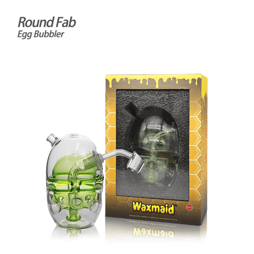 Waxmaid 3.94'' Frosted Yoshi Egg Glass Bubbler