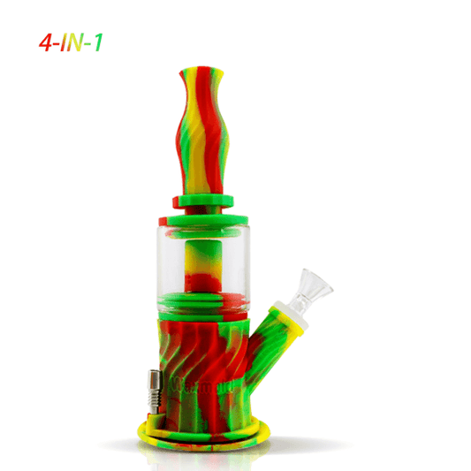 Waxmaid 5.9″ Shower Head Mini Glass Dab Rig Kit – Flower Power Packages