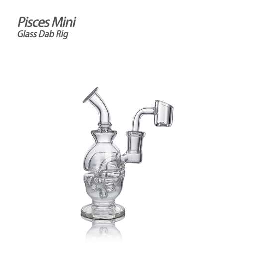 Waxmaid 5.27″ Pisces Mini Glass Dab Rig