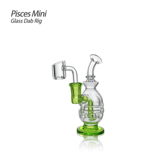 Waxmaid 5.27″ Pisces Mini Glass Dab Rig