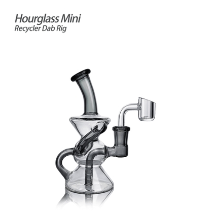 Waxmaid 5.31″ Hourglass Mini Recycler Dab Rig