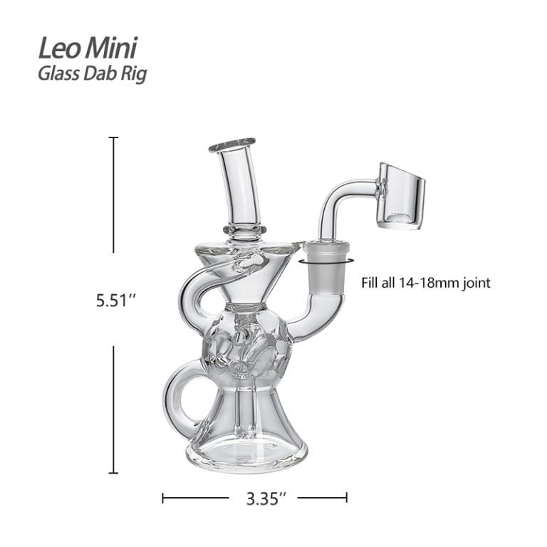 Waxmaid 5.51‘’ Leo Mini Glass Dab Rig