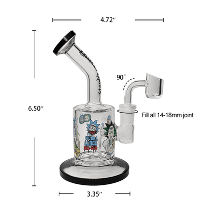 Waxmaid 6.5″ Rick and Morty Dab Rig