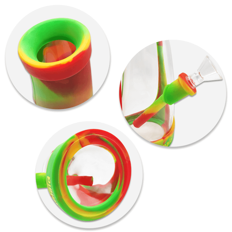 Waxmaid  Horn Silicone Glass Water Pipe