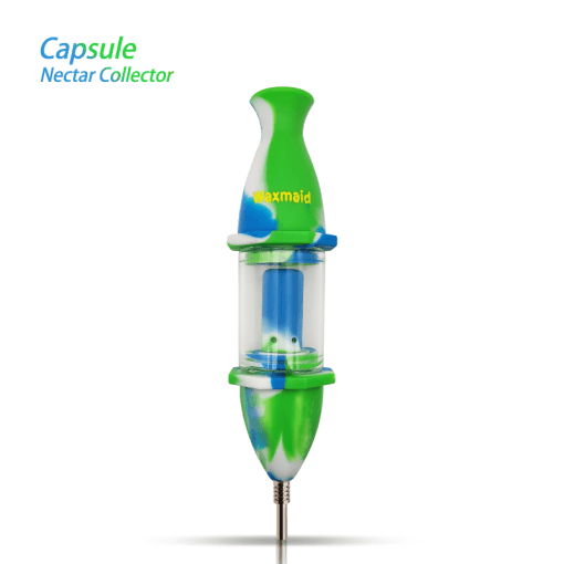 Waxmaid 8" Capsule Silicone Glass Nectar Collector