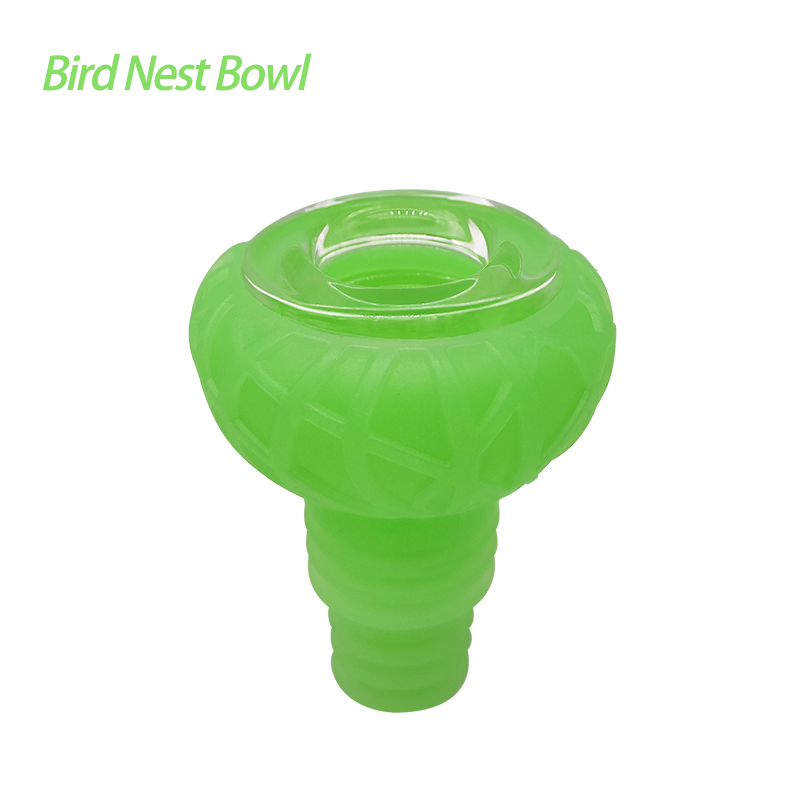 14mm 18mm Bird Nest Silicone Glass Bowl