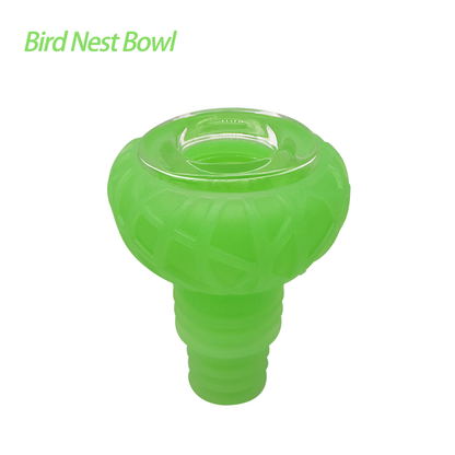 14mm 18mm Bird Nest Silicone Glass Bowl