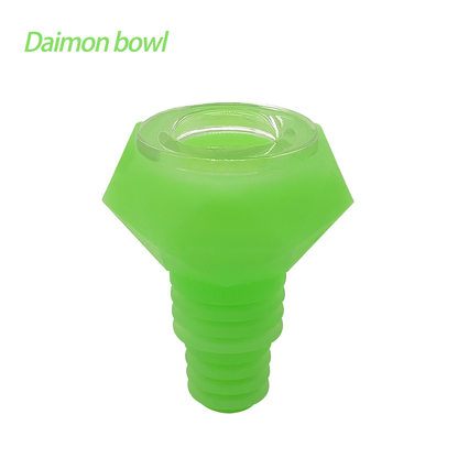 14mm 18mm Diamond Silicone Glass Bowl