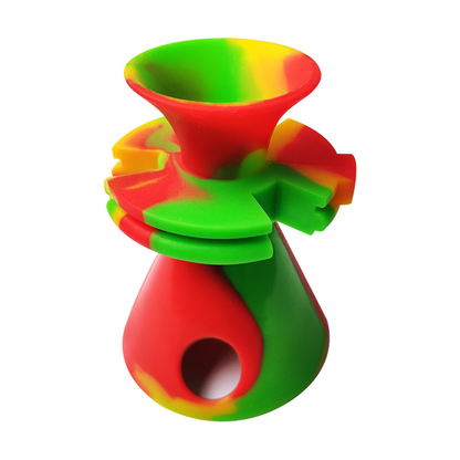 Waxmaid 7.87″ Fountain Silicone Glass Water Pipe