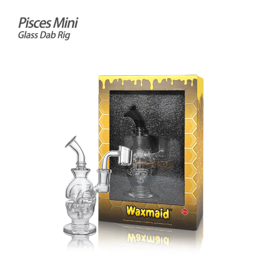 Waxmaid 5.27″ Pisces Mini Glass Dab Rig