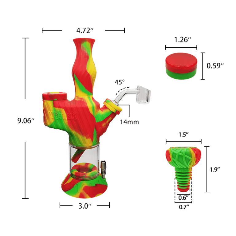 Waxmaid Soldier 2 in 1 Water Pipe&Nectar Collector